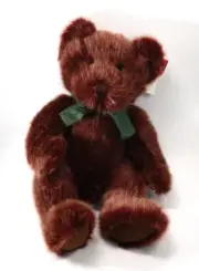 CCbot TINKER Russ Berrie Bears from Past Teddy Bear Cranberry vintage plush