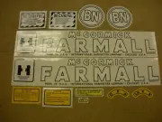 IHC Farmall Model BN Tractor Decal Set - MYLAR - NEW FREE SHIPPING