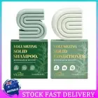 Strengthening Hair Shampoo & Conditioner Bar Soap Kit with Rice Water Protein