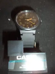 CASIO MENS WOMENS 3 HAND ANALOG QUARTZ MW 240 1B2VCF WATCH NEED BATTERY NOS174