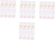 TEHAUX 4sets Multipurpose Boys and Girls Greeting Cards Animal Patterns Thank You Cards Festival Blessing Bright 24pcs*4
