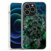 For Apple IPhone 13 Pro Max Mini TPU Case Cover+Glass(Sea Turtle)