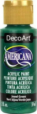 DecoArt Americana Acrylic Paint 2oz-Jewel Green DA-393