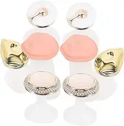 Mikinona Toe Separators for Women Reusable Nail Polish Toe Separators Soft Durable Silicone