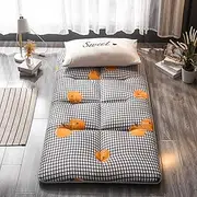 Japanese Futon Mattress Thicken, Twin/Full/Queen/King Floor Mattress Tatami Foldable Sleeping Mattresses LLCDZR(02,King(180x200cm))