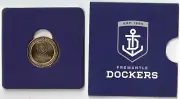 2023 Australia AFL Premiers Fremantle Dockers $1 UNC Coin on card RAM