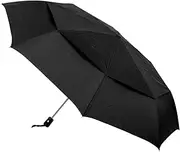 Clifton Golf Sized Vented Folding Auto Open Close , Black