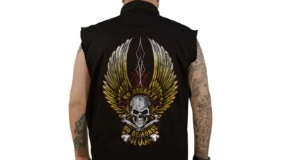 Lethal Threat No Regrets Sleeveless Button Down Shirts CO60190XXL