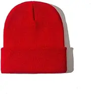 Fashion Knit Hat Unisex Solid Autumn Winter Soft Warm Knitted Cap for Men Women Ski Caps 53-59CM zhengpingpai (Color : C101 4)