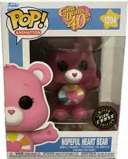 Funko POP! Care Bears 40th Figure CHASE-HOPEFUL HEART BEAR (Glow) #1204