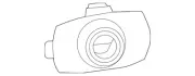Genuine Toyota Reverse Sensor Bracket 89348-48320-C0