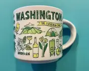 STARBUCKS COFFEE MUG - WASHINGTON