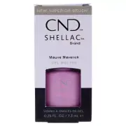 Shellac Nail Color - Mauve Maverick by CND for Women - 0.25 oz Nail Polish