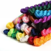 24Meters Nylon Macrame Cord Braided Thread Beading String Jewelry Making Cords