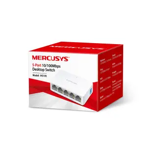 Mercusys 水星網路 MS105 5埠口 port 10/100Mbps 交換器乙太網路 switch hub