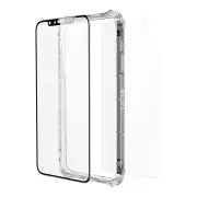 Zagg InvisibleShield Glass+ Front and Back Screen Protection Full Body with Bumper Case for iPhone X/Xs