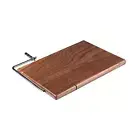 Wood Serving Board with Cheese Slicer Baking Tool with Stainless Steel Wire