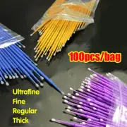 100pcs Dental Microbrush Micro Brush Applicator Tip Regular/Fine/Ultrafine zw