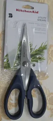 NEW KitchenAid All Purpose Kitchen Shears Kitchen Scissors, Dark Blue