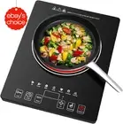 Portable Induction Cooktop 2000W Electric Burner 8 Power Levels LED Display