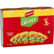Fantastic Cup Noodles Chicken 6 Pack