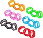 GREENADSCAPE 18pcs Scissor Finger Protectors for Pet Grooming Hair Cutting Comfortable Colors Relieve Finger Fatigue Fits Scissor