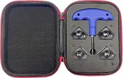 [Gofotu] 4pcs Golf Weights Screw Compatible with 2024 Cobra Darkspeed Driver Head 6g+8g+10g+12g+Wrench+Case