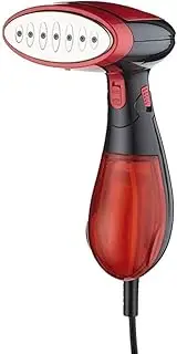 1300w Clothing Steamer,Steam Iron Handheld Steamer for Clothes,120ml Folding Travel Steamer Portable Steam Dry Iron for Clothes (Color : Red)