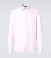 [Canali] Canali Classic cotton Oxford shirt UK 14,5 pink