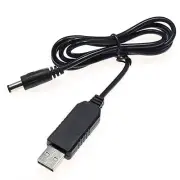 USB Male 5V boost to 9V or 12V with 3.5 4.0 5.5mm Plug Charger Power Cord Cable