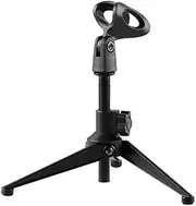 Metal Desktop Microphone Stand,Adjustable Mic Stand Desk for shure PG58 SM57 Beta58
