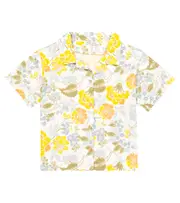 [The New Society] The New Society Gianni floral linen and cotton shirt Y 10 multicoloured