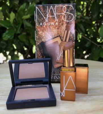 NARS Laguna Bronzer & Afterglow Lip Balm Travel Size New in Box