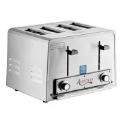 4-Slice Commercial Toaster Wide 1 1/2" Slots Standard-Duty 120V