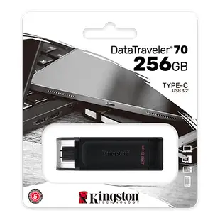 金士頓 Kingston DataTraveler 70 USB Type-C 256G 隨身碟 DT70 256GB