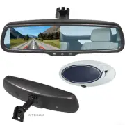 Emblem Reverse Backup Camera + Mirror Monitor for Ford F150 F250 F350 F450 F550