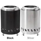 Smokeless Table Top Fire Pit Stainless Steel Mini Wood Pellet Fueled Bonfire