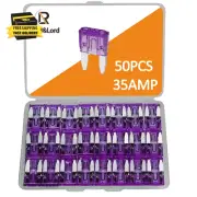 50Pcs Mini Blade Fuses, 15A Minifuse, ATM APM Blade Fuse, Fusibles Automotive Ca