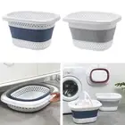Collapsible Laundry Basket Large Clothes Washing Bin Container with Handles