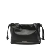 [Strathberry] Strathberry Drawstring Bucket Bag ONE SIZE BLACK