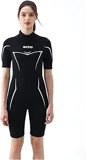 ZCCO Men's Women's Shorty Wetsuit,3MM Neoprene Diving Suits Back Zip Wet Suit for Surfing,Swimming,Stand up Paddleboarding,Canoeing,Kayaking,Watersports