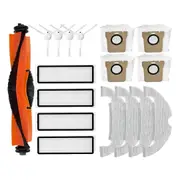 For X10 B102GL Replacement Spare Parts Accessories Main Side Brush Hepa Filter Mop Cloth Rag Dust Bag