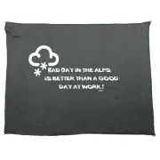 A Bad Day In The Alps - Funny Novelty Winter Sports Towel Gift Gifts