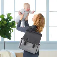 在飛比找momo購物網優惠-【Heine 海恩】大尺碼媽媽後背包 歐美版型媽媽包(WIN