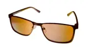 Skechers Sunglasses SK 8073 49E Matte Brown/Brown Combo Rectangle Gray