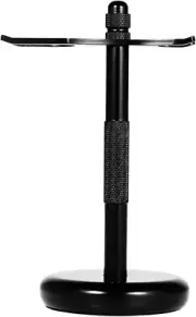 Razor and Brush Stand Stainless Steel Shaver Stand … (Black)