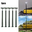 5* Model Railway Lights Lattice Mast Light, N Gauge Light Layout Bonsai Decor US