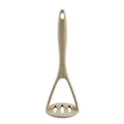 Silicone Potato Masher Ergonomic Handle Heat Resistant Easy to Clean Kitchen Tool for Potato Avocado Pumpkin Colorful Fruit And Vegetable Masher khaki