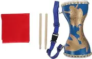 Vaguelly 1 Set Fitness Drum Beat Chinese Instrument Drum for Singing and Dancing Musical Instruments Blue