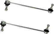 Vsenkes 2Pcs Front Stabiliser Anti Roll Bar Drop Link Rods Professional 1851900 1223792 Sturdy Spare Part Replacement for Focus